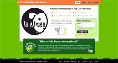 Desktop Screenshot of lolabeaninternational.com